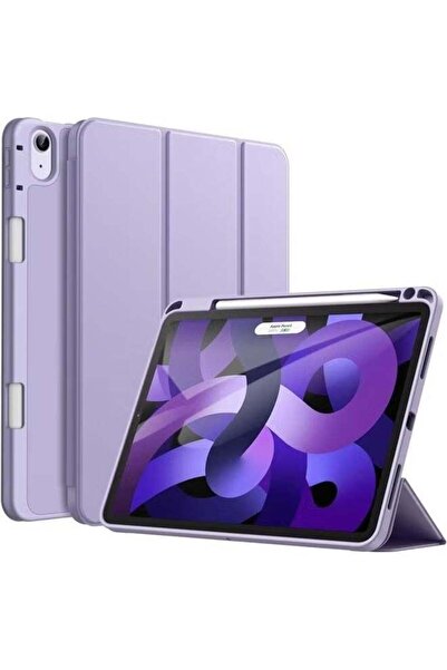 Gennext SmartGrist iPad Air 13" (M2) 2024 Purple Trifold Cover – Auto Wake/Sl...