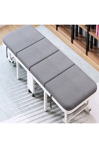 KEKE Foldable Mattress Bed with Storage and Wheels Size
