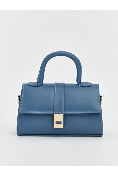 LC Waikiki Γυναικεία τσάντα ώμου Blue Leather Look