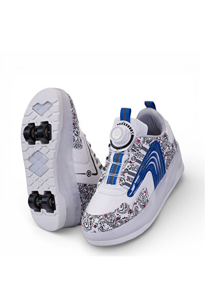 Vardem Patenli Işıklı Spor Ayakkabısı & Tekerlekli Sneakers Paten Ayakkabı Or...