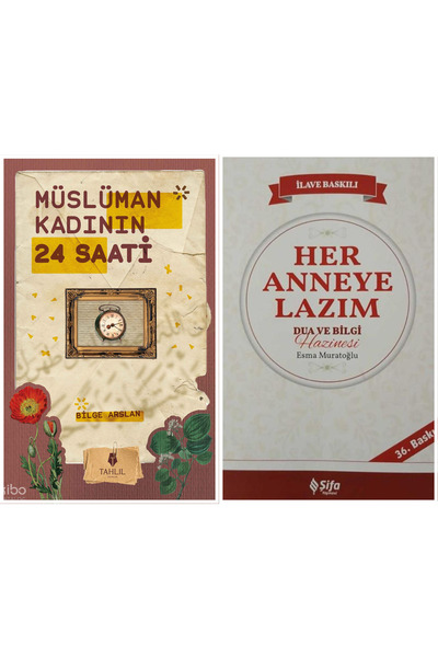 Tahlil Yayınları Hanımlar İçin İki Kitap Set: Müslüman Kadının 24 Saati ve He...