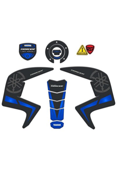Redline Grafik Redlinegrafik MT-07 Tracer Uyumlu 2016-2019 Uyumlu Tank Pad Ko...