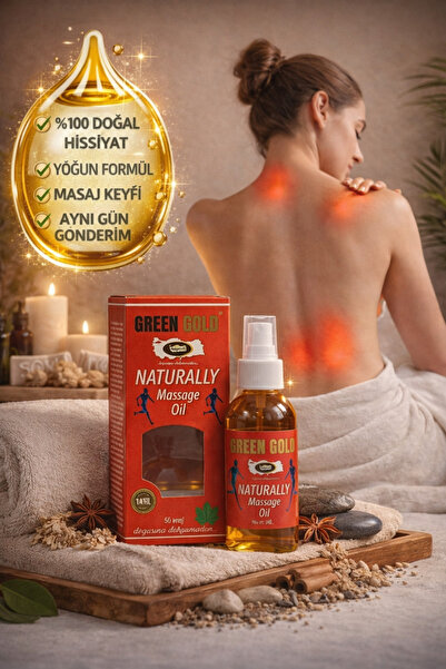 Diyet AVM GREEN GOLD NATURALLY MASAJ YAĞI 50 ML – YOĞUN FORMÜL & RAHATLATAN B...