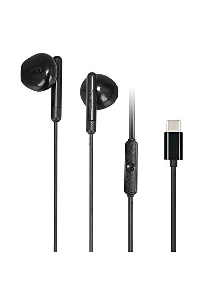 AWEI Căști intraauriculare cu fir PC-6T USB-C cu microfon, negre