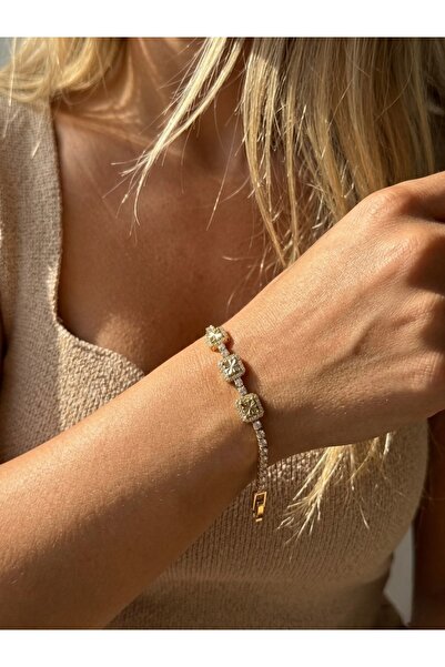 İNN JEWELLERY سوار فولاذي مضاد للتشوه مضاد للحساسية مع شكل باجيت (ضمان المستو...