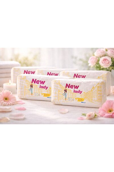 new lady Hygienic Pads Normal Single Pack 10 Pads X5 Pieces