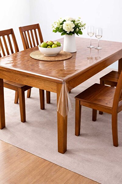 yek home tekstil evinizin her yerinde Transparent Oilcloth Pvc 0.15mm Thickne...