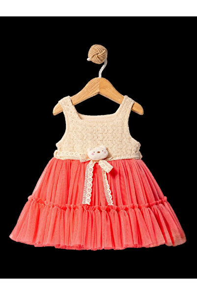 The-kid.co VERY BERRY CUTE DRESS - CORAL