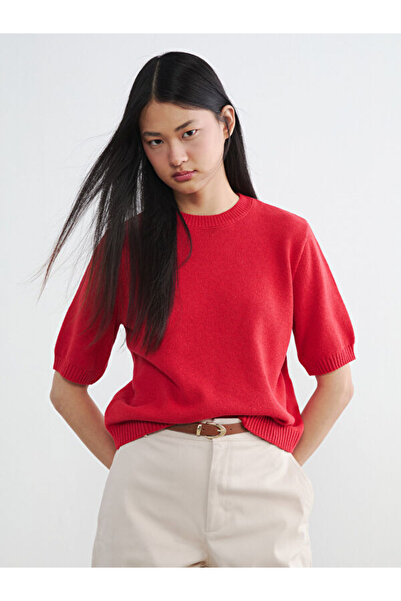 LC Waikiki Rmz Gi̇yi̇m Farkiyla Zero Roba Collar Women's Knitwear Sweater