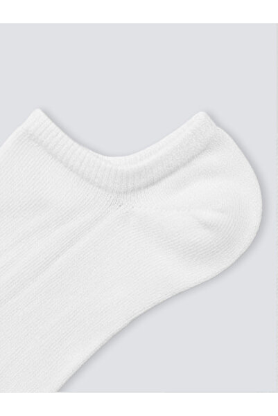 LC Waikiki Λευκές γυναικείες κάλτσες μονόχρωμες 10 τεμαχίων