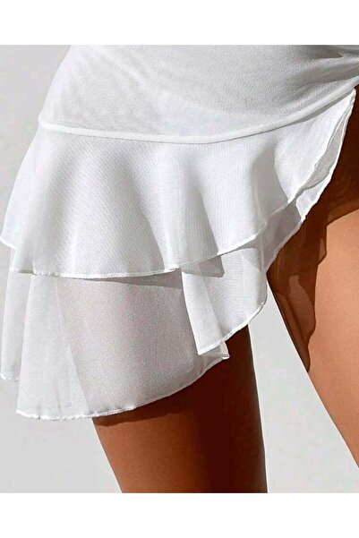 BF Bikini Fashion Tulle Pareo Skirt