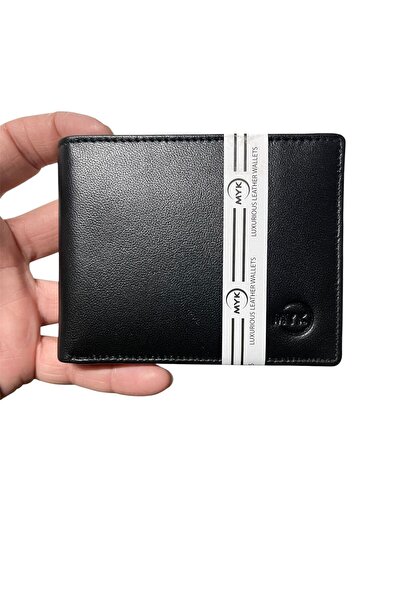 MYK Genuine Leather wallet Bi Fold with Multiple card holders slots
