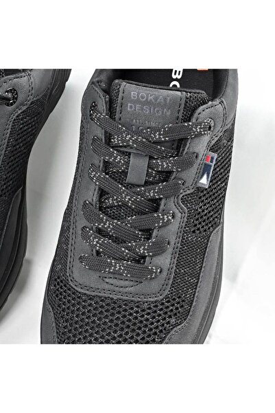 Tmall Pantofi sport bărbați, din material textil, B4075, Negru