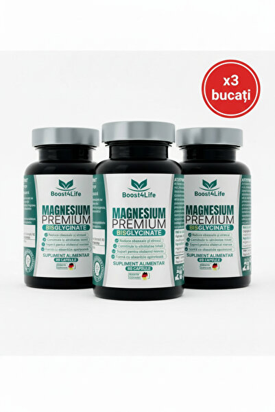 Boost4Life Magnesium Bisglycinate Premium, 60 capsules,