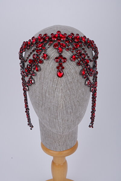 Limelia إكسسوار رأس العروس بتصميم خاص من حجر الكريستال وتصميم تاج العروس من ه...