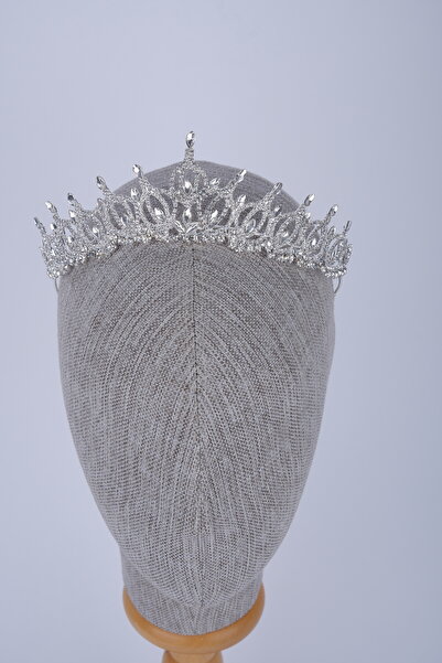 Limelia إكسسوار زي الزفاف على شكل تاج للعروس والحناء مصنوع من حجر الكريستال ا...