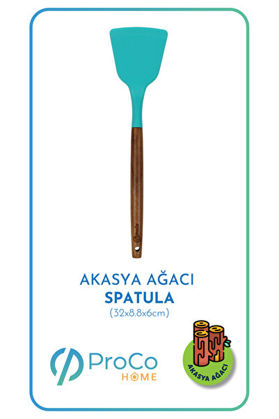 PROCO HOME Silicone Spatula Green