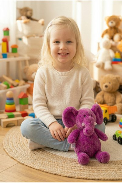 MuFuLu Premium Peluş Salaş Fil (30 cm.)