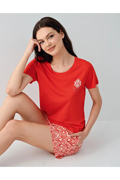 Pimody Women's Modal-Cotton Short Sleeve Shorts Pajama Set