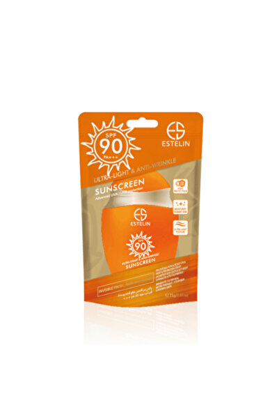 ESTELİN Sunscreen Ultra Light and Anti-Wrinkle +SPF 90