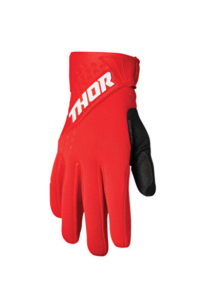 THOR Manusi atv/cross Spectrum pentru vreme rece, culoare rosu/negru, marime L