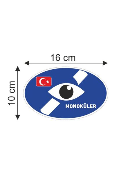 Monoküler Engelli Araç Etiketi