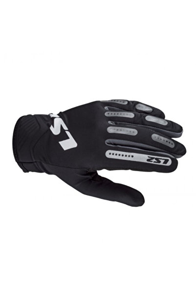 LS2 Manusi moto, Bend Man, marime S, culoare negru, lycra, piele intoarsa art...