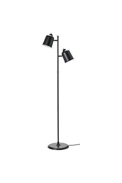 IKEA Antrasit Şık Lambader - yer ve okuma lambası