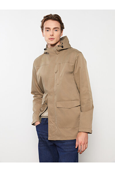 LC Waikiki Standard Fit Hooded Men's Coat