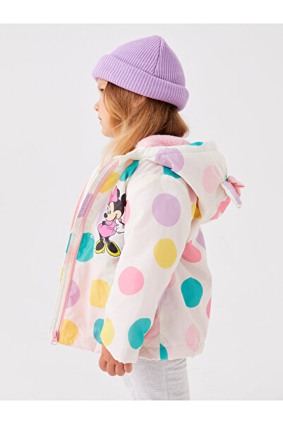 LC Waikiki Baby Girl Minnie Mouse εμπριμέ παλτό
