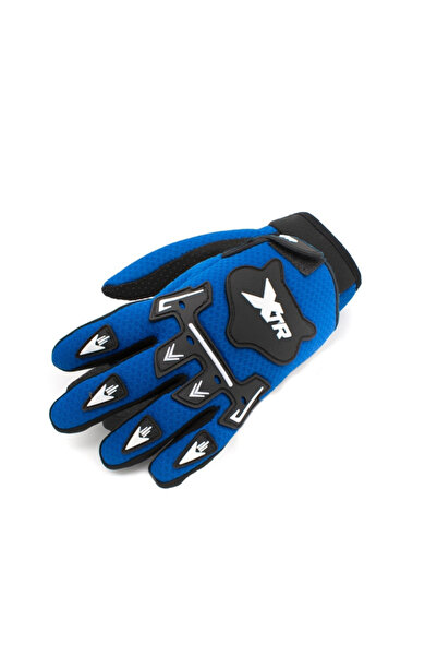 XTR Manusi enduro/atv/cross X1 Junior, culoare albastru, marime YM