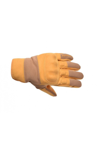 Leoshi Manusi piele cu protectii Leoshi, culoare maro deschis, marime S