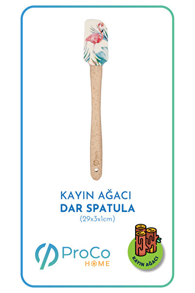 PROCO HOME Silicone Flamingo Narrow Spatula