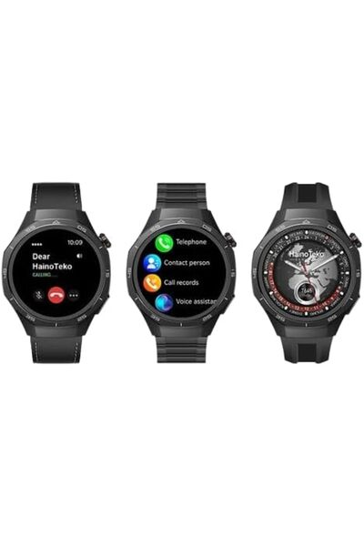 HAINOTEKO -25 Waterproof AMOLED Display Smart watch with 3 Pair Strap for Men