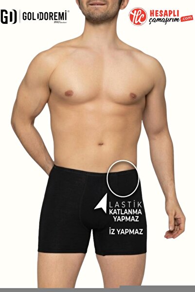 gd goldoremi بوكسر رجالي فاخر مريح من المطاط والخيزران، لا يترك أثراً، مريح و...