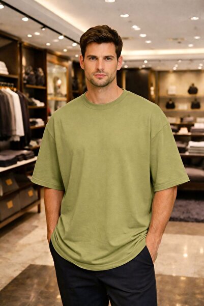 zs zaos fashion Men's Short-Sleeved Crew Neck Oversized T-Shirt, Comfortable ...