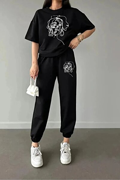 PENTHİLUS Unisex Printed Top and Bottom Set