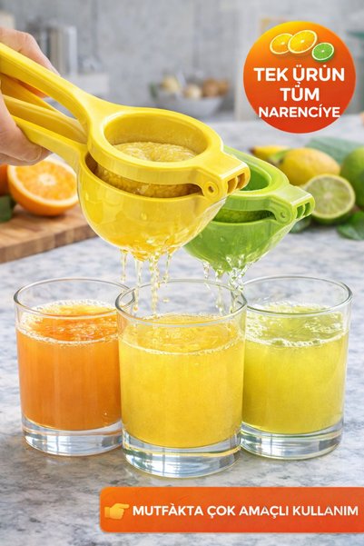 Open Home Concept Practical Lemon Squeezer Manual Citrus Juicer Handheld Easy Use Durable Press Colorful