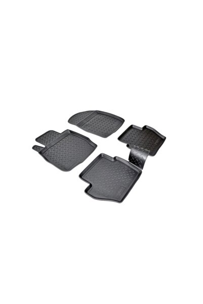 DAsiNU Set of 4 Rubber Floor Mats Ford Fiesta VII 2008–2017