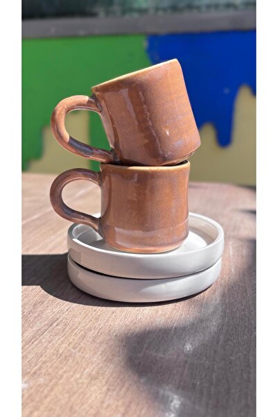 Tam Seramik Stoneware Coffee Cup Set of 2