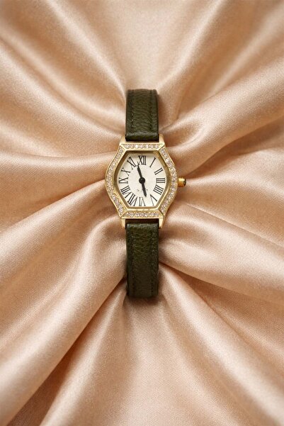 İnogge ساعة يد نسائية من ريتروس مقاومة للماء - هيكل بيضاوي عتيق مع حزام من ال...