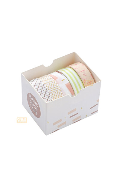 Şehir Online Mağazacılık Pastel/Geometric 5-Piece Washi Tape Set - Patterned ...