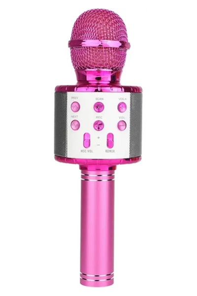 hand BT KARAOKE MİKROFON-PEMBE