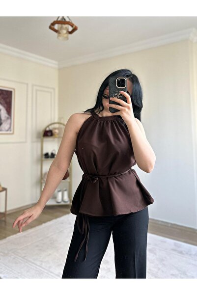 YELZEY BUTİK Lacing Detail Blouse