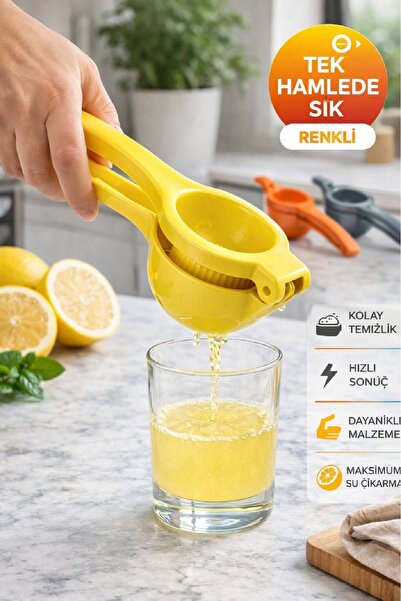 Open Home Concept عصارة ليمون عملية، عصارة حمضيات يدوية سهلة الاستخدام، متينة...