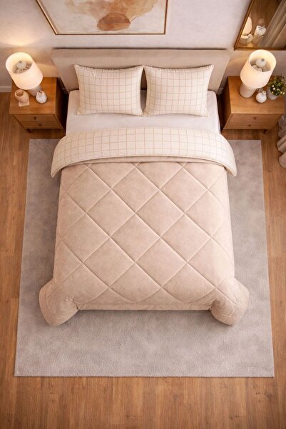 CARYUM Double Welsoft Pufidik Sleeping Set (with Elastic Sheets)