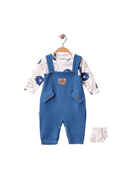 Baby Bebek zıbın tulum çorap takımı