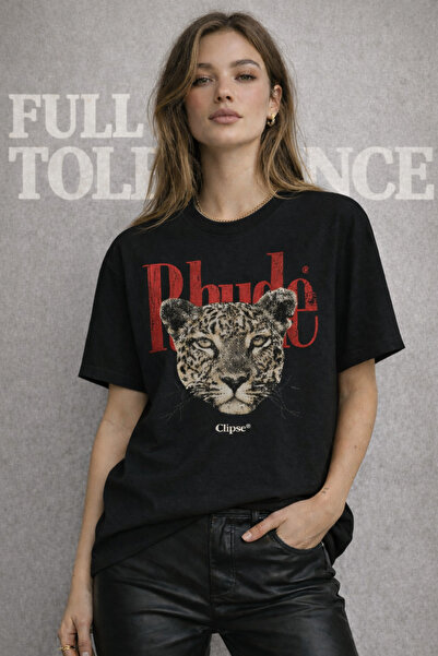 FULL TOLERANCE Γυναικείο T-SHIRT Rhude Çıta με στάμπα LEOPARD