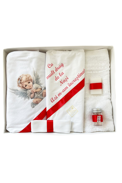 Gardinea Domain Trusou ingeras realist botez Gardinea Domain® 6 piese, in cut...