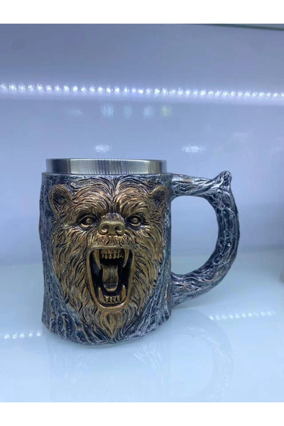 Marsilyan Bear steel mug cup code 230027 rsieg430-cc84